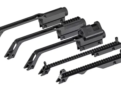 HK G36 WEAPON MEGA PACK Low-poly 3D model