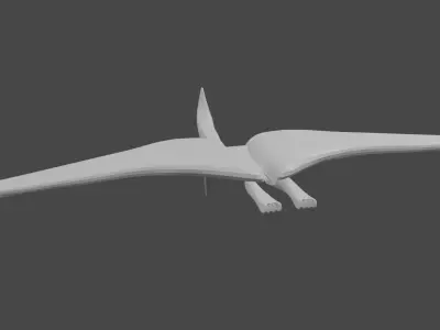 PTERODACTYL DINOSAUR  Low-poly 3D model