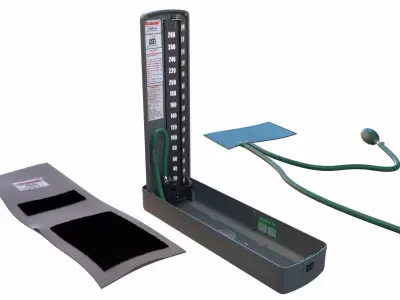 Mercury Sphygmomanometer 3D model