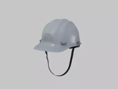 Safety Helmet Low-poly 3D model order