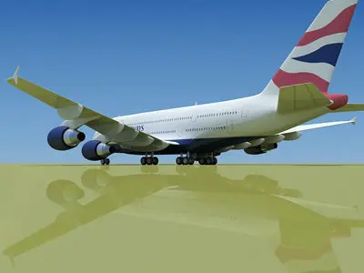 Texture of British Airlines 3D model
