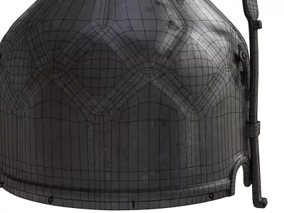 Medieval Helmet 3D model buy