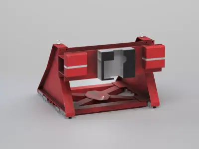 End Buffer High-Quality 3D Model Low-poly 3D model