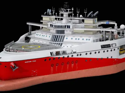  Ramform Marine Siesmic Vessel PBR 