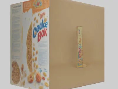 Cereal Box model 3D model
