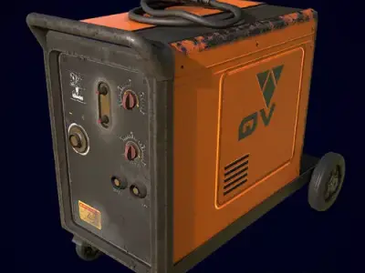 Tool - Welding Machine Low-poly 3D model