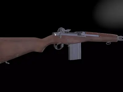 M14 Rifle Low-poly 3D model purchase