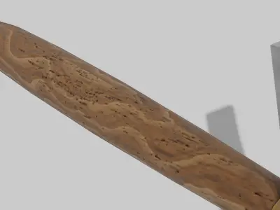 OB 00 25 vampire hunter hammer c Low-poly 3D model