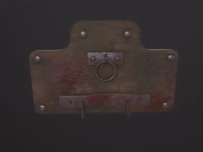 Shackles 3D Model Low-poly 3D model