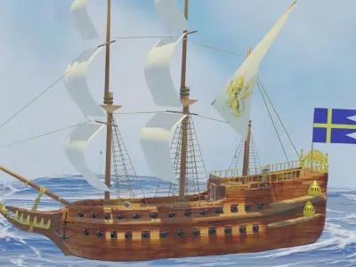 vasa regalship 3D model