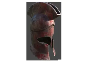 Roman Soldier Helmet Low-poly 3D model