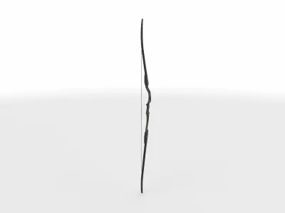 bow recurve 01  3D model