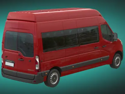 Renault Master 2015 Passenger L3H3 3D model