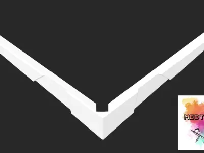 V-fin EXIA Bandai spare parts 3D print model 3D model