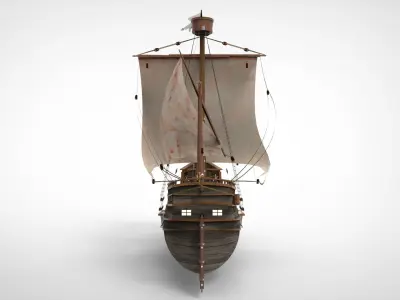 Sailing Ship 3D model shop