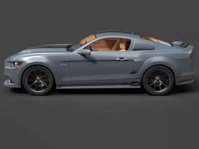Mustang  Eleanor Edition - Hyper-Detailed Supercar 3D model