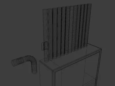 Electric box - LowPoly Free low-poly 3D model