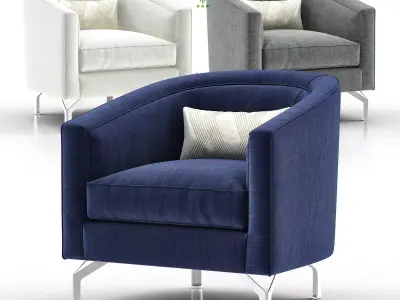 ANNETTE CABRIOLE Armchair 3D model