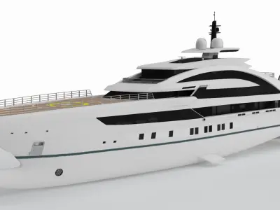 Caique Yacht 3D model