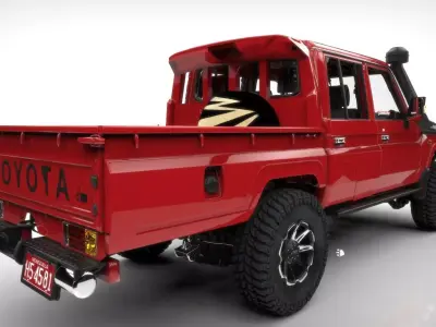 TOYOTA LAND CRUISER J79 GR  Low-poly 3D model