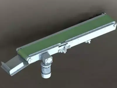 The chain conveyor lin 3D model