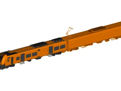 Train 3D model 8
