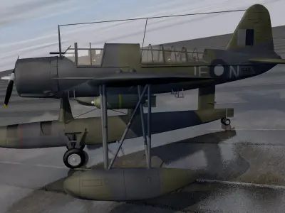 Vought Kingfisher Mk-1  - RAAF 3D model