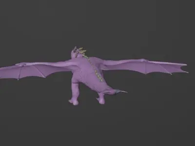 Dragon 3D model get