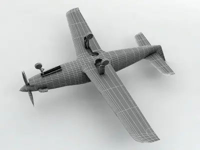 Epic Dynasty Aircraft Low-poly 3D model