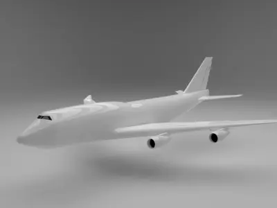 Boeing 747 400 Generic 3D model