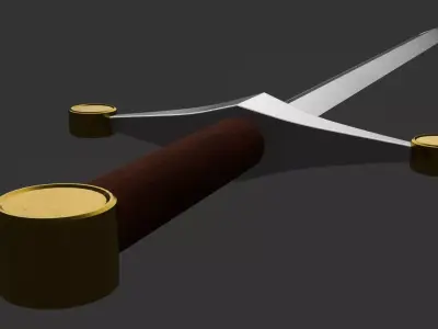 Simple Sword 3D model