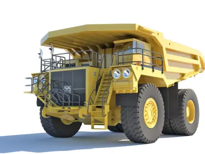Mining Dump Truck 3D model 3D model