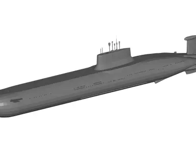 Submarine 3D model shop