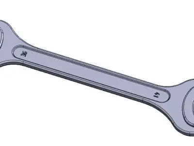 Wrench 36-41 3D model