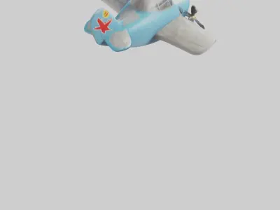 Cartoon Airplane model 3D model
