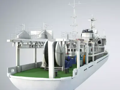 Researchb Servey Vessel 3D model