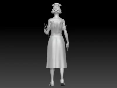PIN UP NURSE 2 3D print model