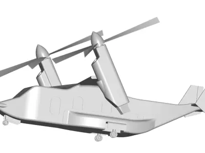 Bell Boeing V-22 Osprey 3D model 2