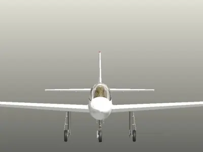 Small Plane 3D model buy