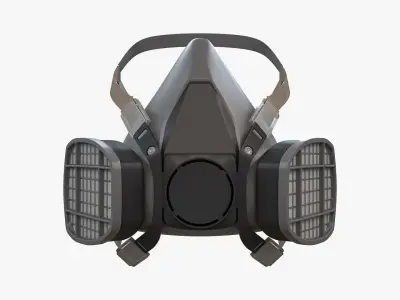 Safety Respiratory Mask 3D model