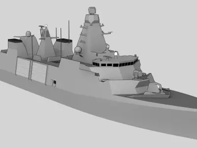 FFG Arrowhead 140 class Low-poly 3D model