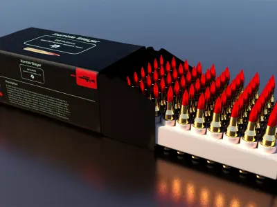 Ammo pack Low-poly 3D model