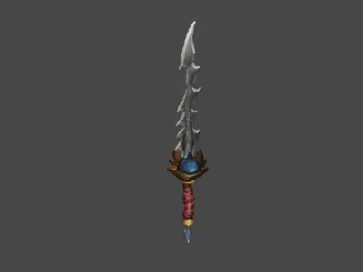 Zeloeman Sword A 27 Low-poly 3D model