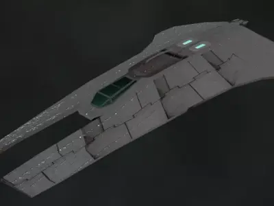 Space Ship Cruiser 3D model