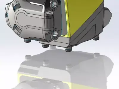 Chemical Dosing Metering pump Watson Marlow 630 3D model