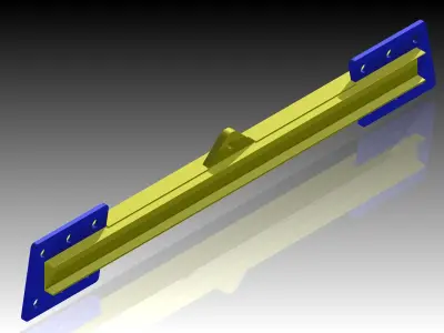 sway beam Free 3D model