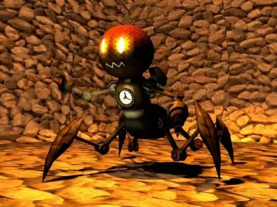 mining robot Low-poly 3D model purchase