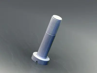 Screw d525 mm h25 mm Free 3D model