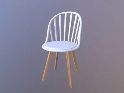 Wooden Chair 3D model