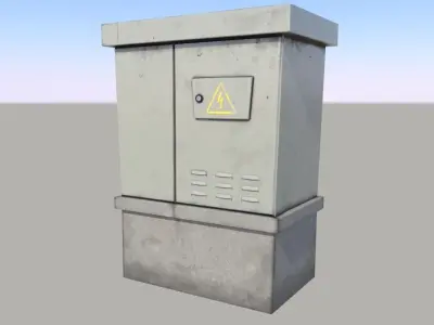Electric Panel 3d model 3D model